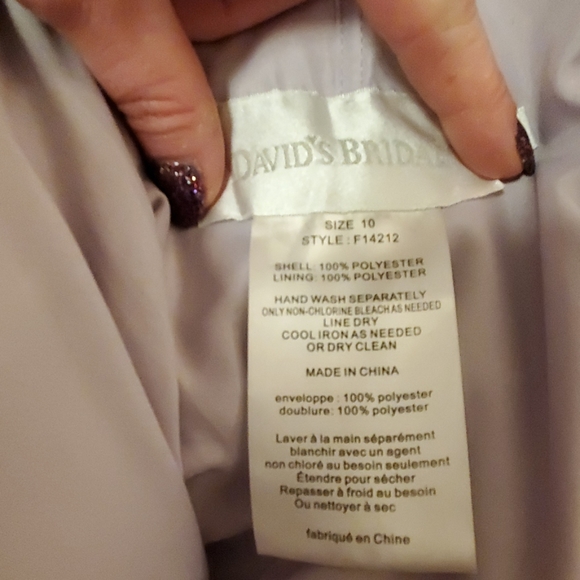 David's Bridal cocktail dress - Picture 4 of 4